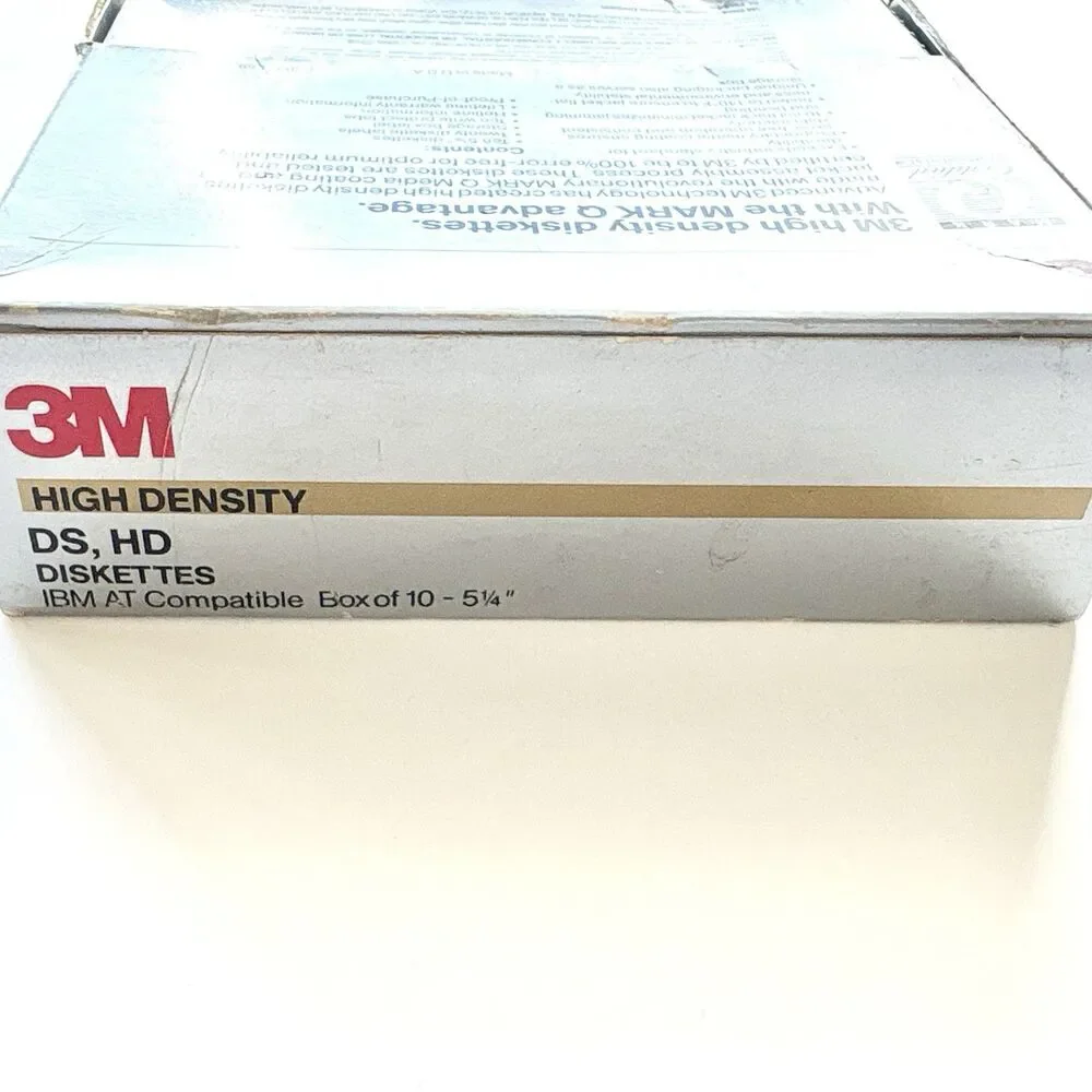 3m And Sony Vintage floppy discs Double sided Double Density